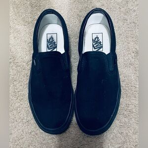 Black slip on Vans women’s